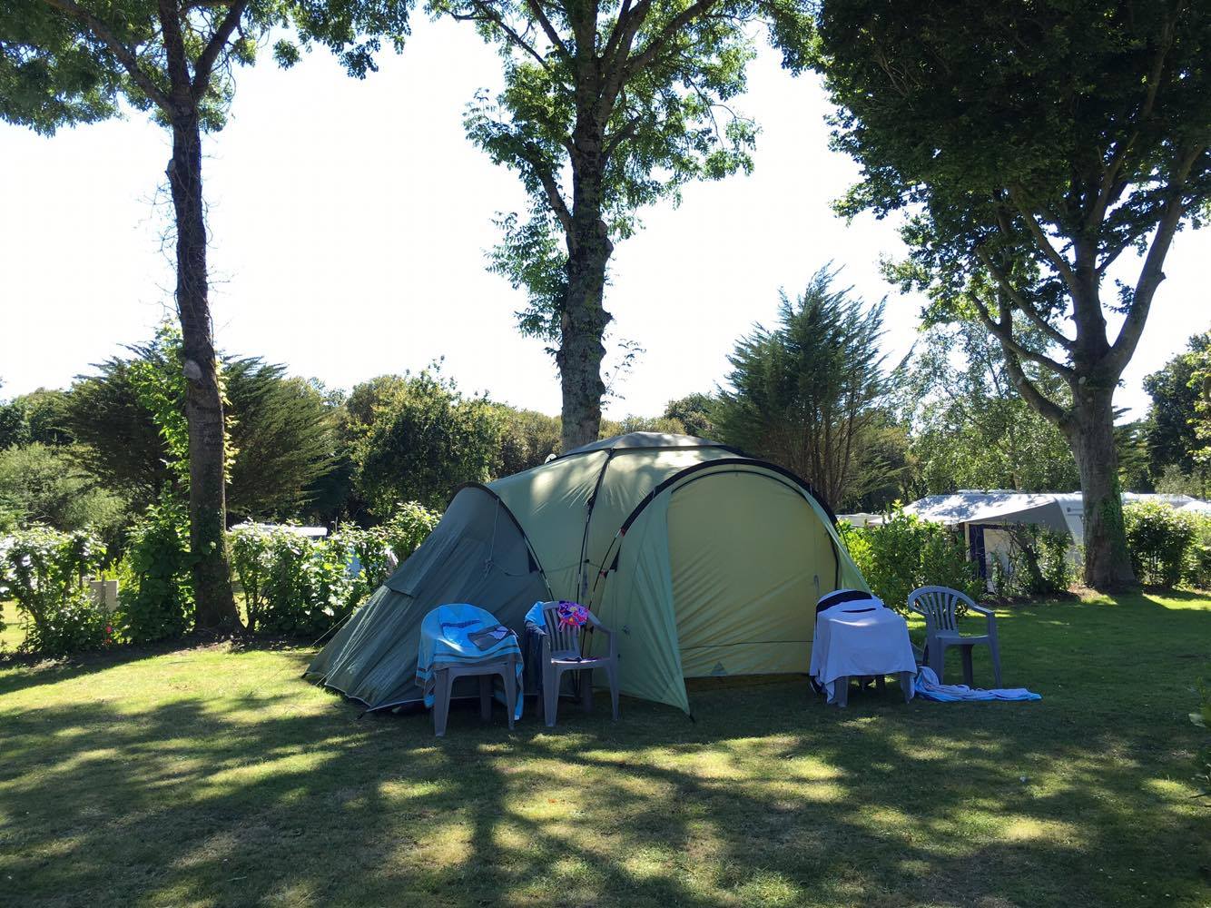 tent pitches in Brittany