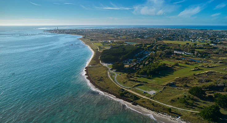 La baie de Penchmarc'h en Bretagne
