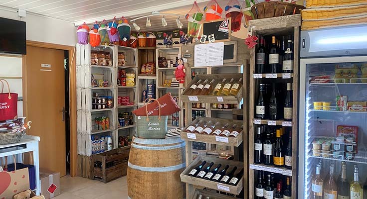 L'épicerie du camping 4 étoiles le Helles