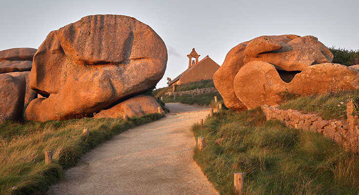 L'histoire et paysages près de Bénodet en Bretagne