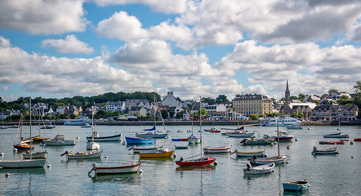 la ria de l'odet dans le Finistère Sud