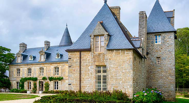 Le manoir de Kerazan à Loctudy en Bretagne
