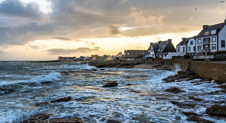 Les maisons et l'architecture à Guilvinec en Bretagne