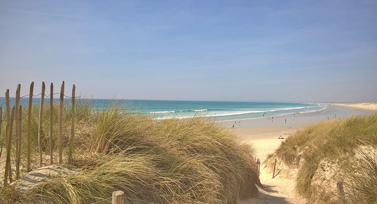 La plage de Kerler, circuit de randonnée près du camping le Helles