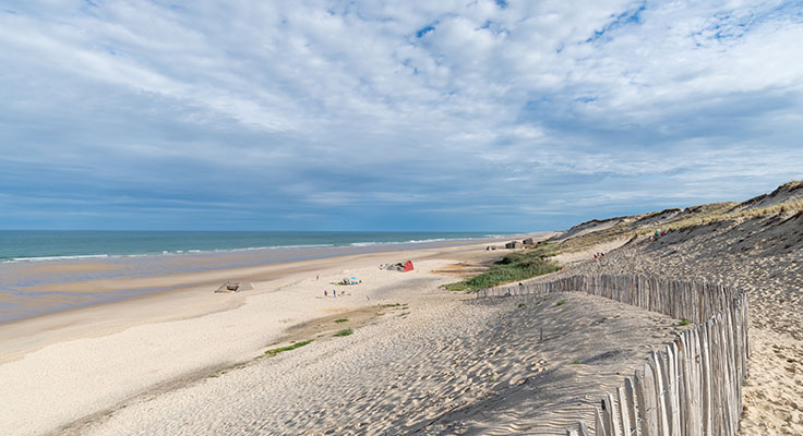 Plage de l'île Tudy en Bretagne