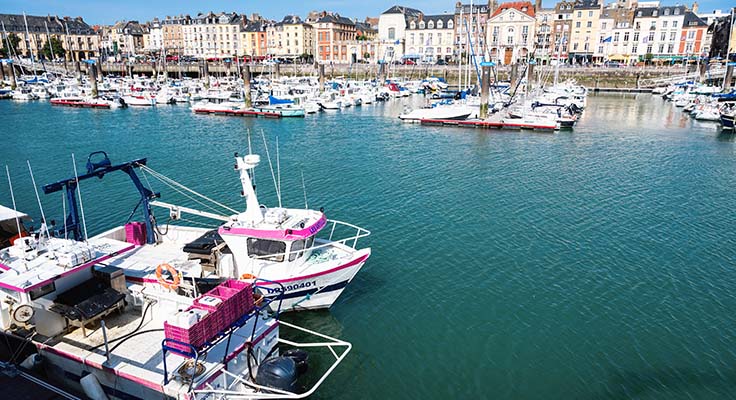Le Port de Plaisance à Pencmarc'h dans le Finistère Sud en Bretagne