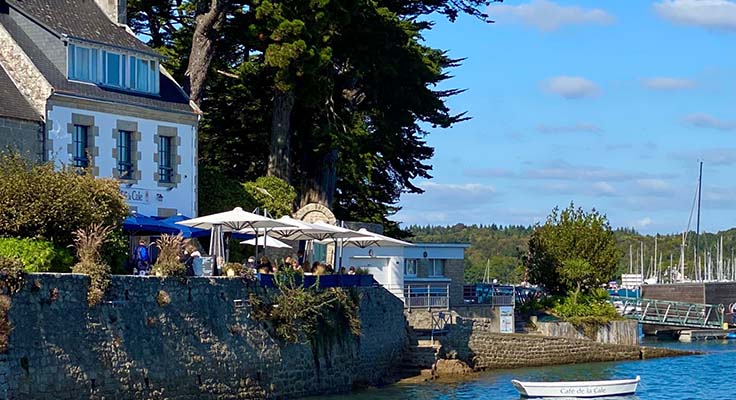 Les alentours du port de sainte Marine à Bénodet