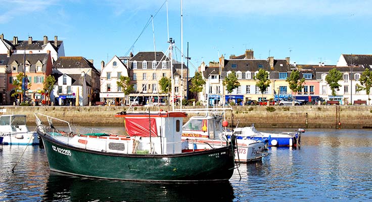 Le village de pêcheurs à Bénodet