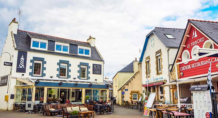 Visiter le village de l'île Tudy et ses maisons