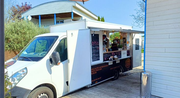 Food truck présent sur le camping