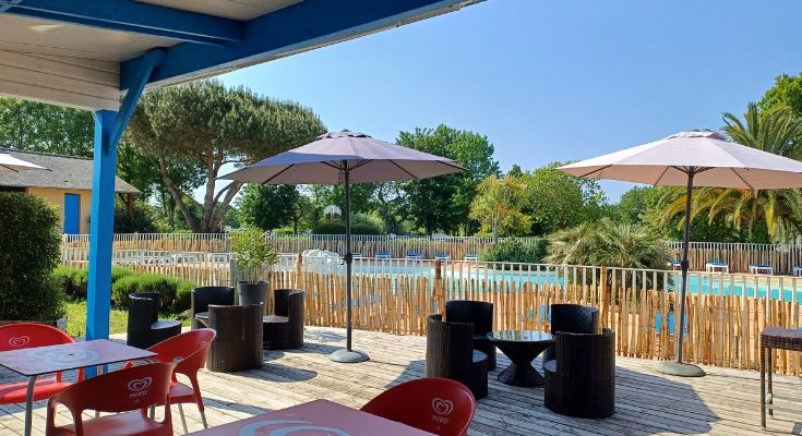 Terrasse mise en place